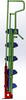 5 Steps Spring Cylinder Balanced Manual Folding Ladders for Platform