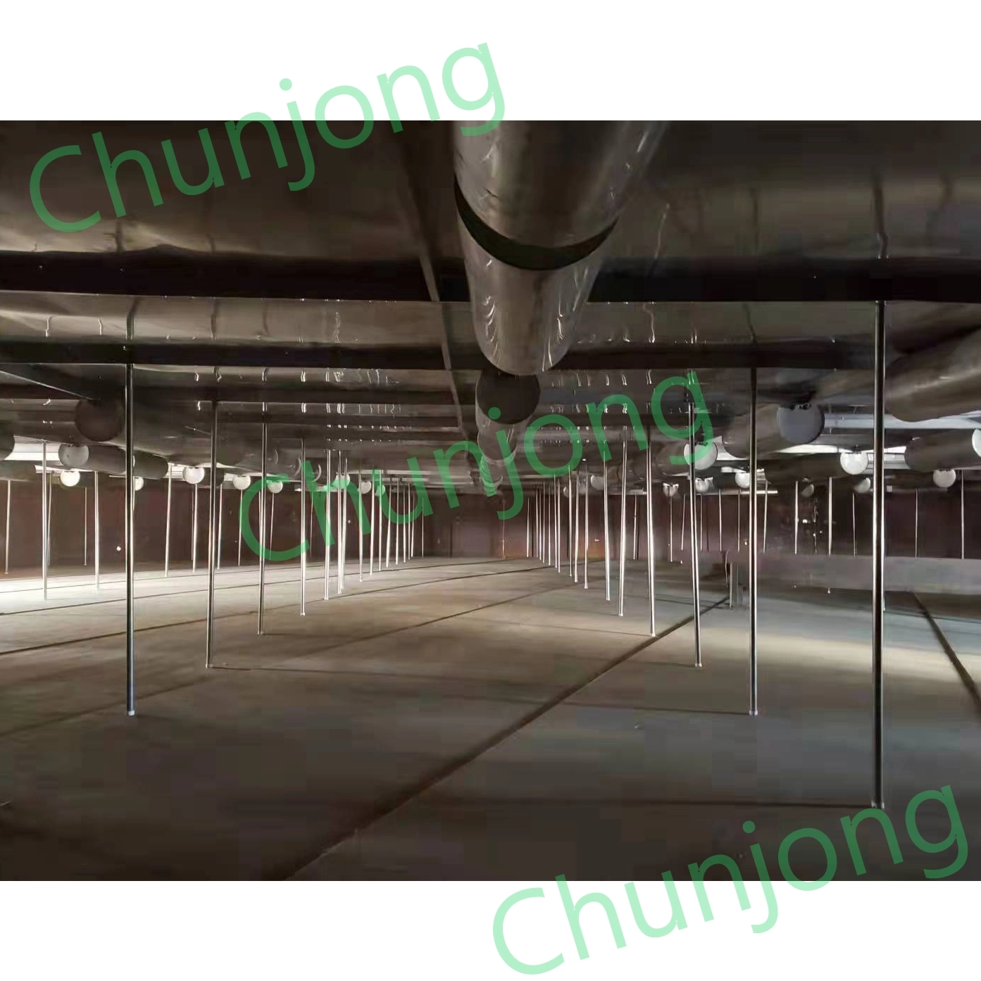 The cross structure internal floating roof