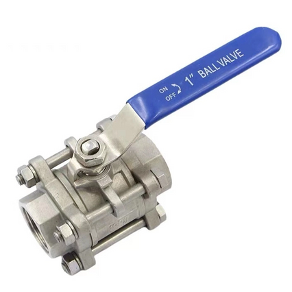 Three piece ball valve