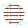The cross structure internal floating roof
