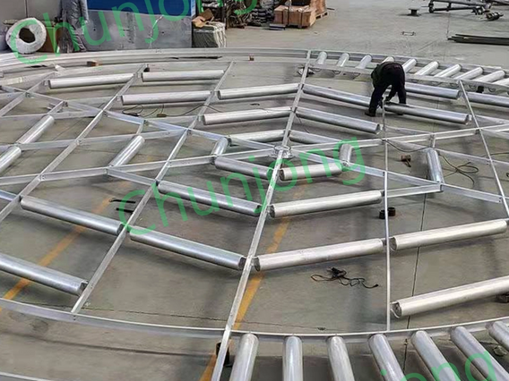 The aluminum internal floating roof 