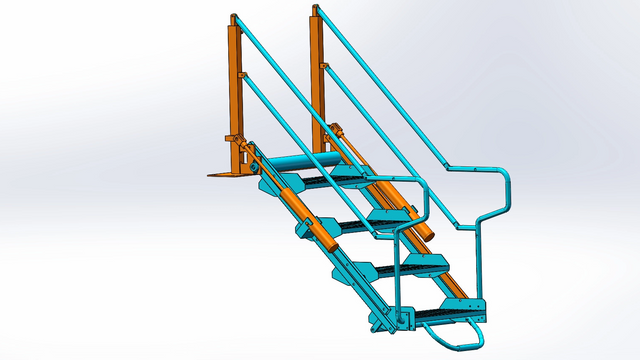SA4 Petrochemical Transportation Equipment Folding Stair