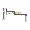 Land Loading Arm AL1401 for Tank Truck Loading System
